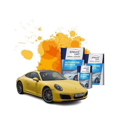Vernice arancione metallizzata di alta pienezza del rivestimento trasparente resistente ai raggi UV del ODM per le automobili