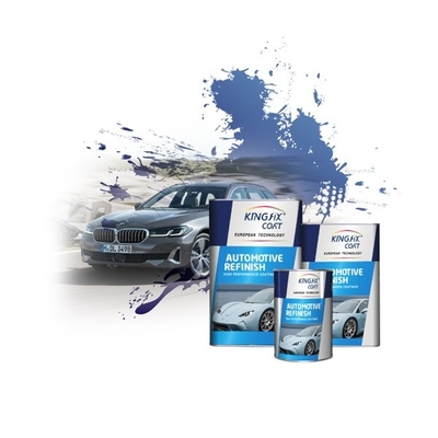 Vernice per auto base 1K lucida tinta unita Base per auto rosso brillante