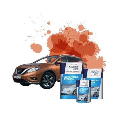 Vernice arancione metallizzata di alta pienezza del rivestimento trasparente resistente ai raggi UV del ODM per le automobili