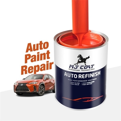 1k 2k Extra Black Automotive Refinish Paint Vernice per auto perlata