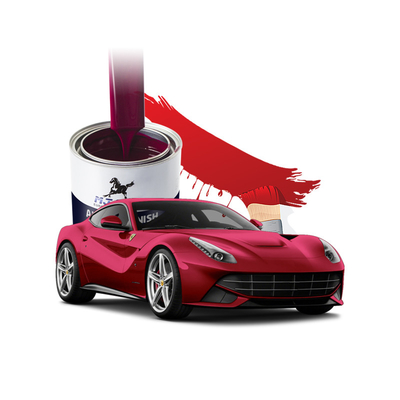 La mano di fondo automobilistica rossa dipinge resistente per modellare e la crescita della muffa