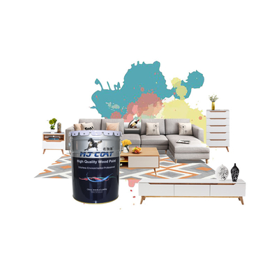 Finitura liscia PU Vernice per legno Asciugatura rapida 2-3 ore Applicazione multi-coat per la superficie del legno