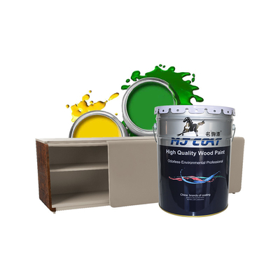 Pulizia con sapone e acqua a basso contenuto di VOC Finitura in legno satinato NC per superfici in legno interne